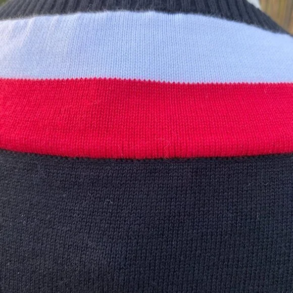 Lauren Ralph Lauren Active Women V-neck Golf Sweater L Preppy Black Cotton S/S - Picture 13 of 14